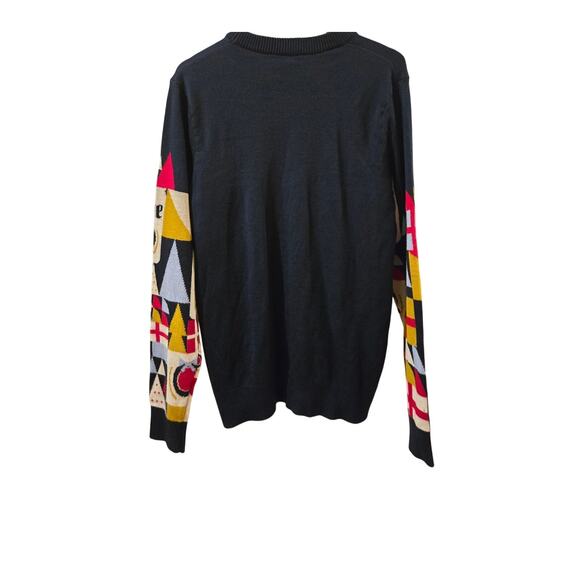 Miller Lite Ugly Christmas Holiday Sweater Mens Large Blue - Picture 4 of 10